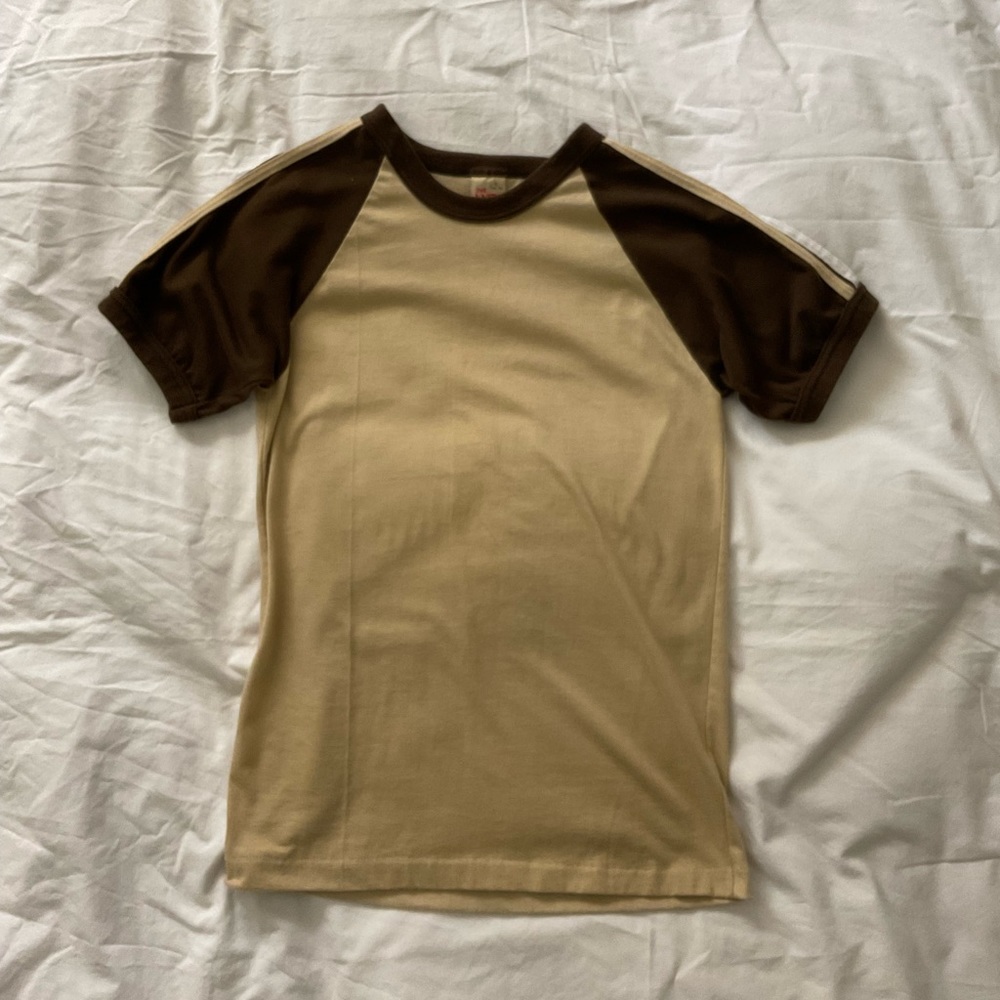 Brown Striped Tee